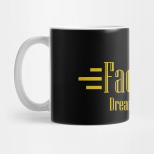 The Facility Dream Studies T-Shirt - Gold Text Mug